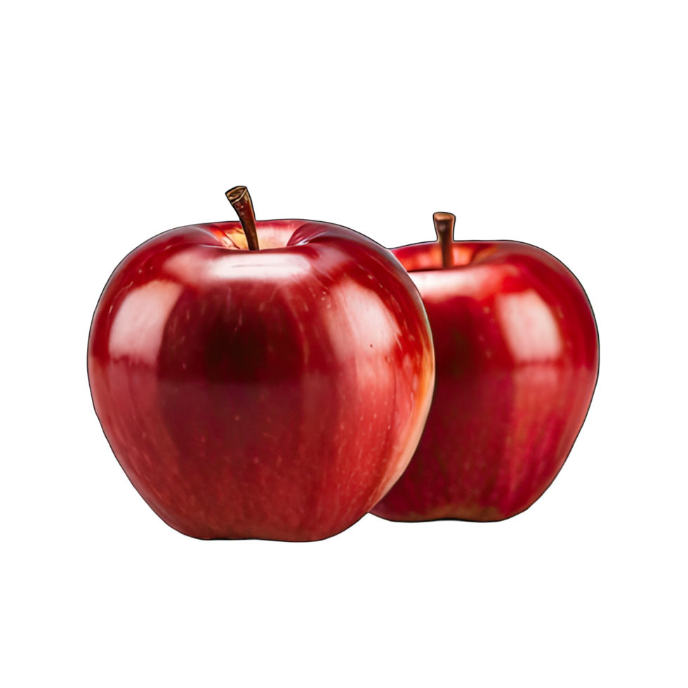 AI generated Red apple PNG