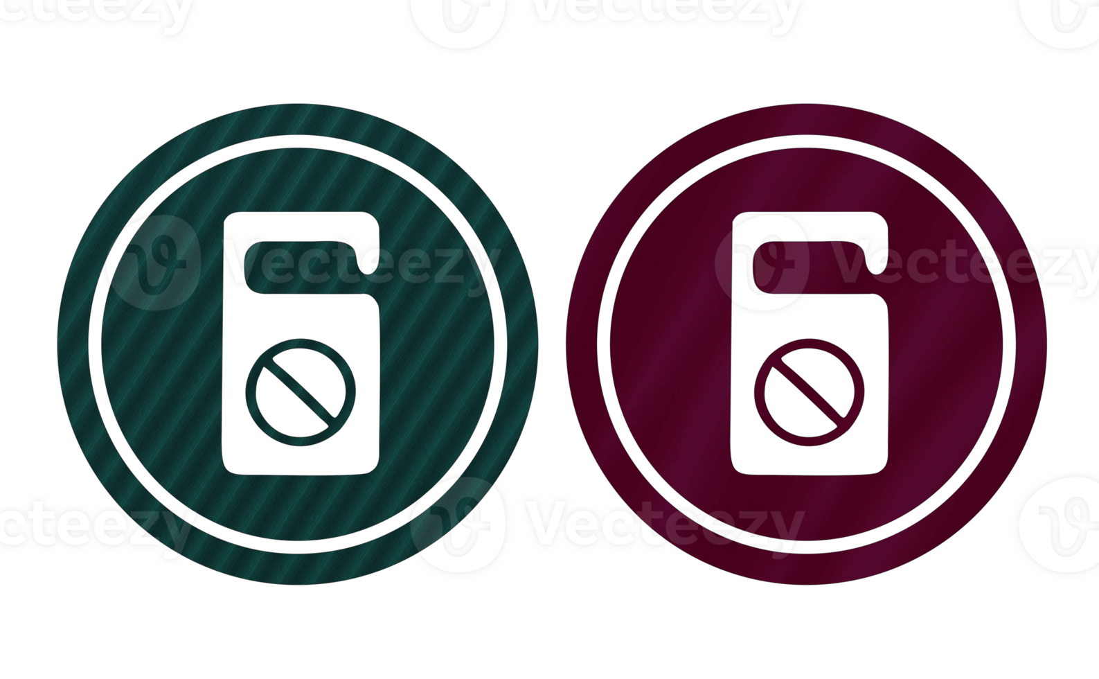 label tag icon symbol with texture green and red png