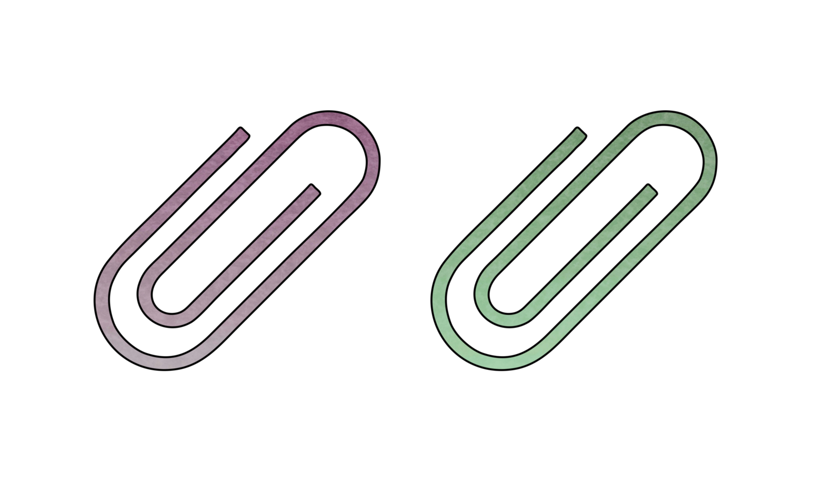 paper clips icon symbol with texture 36109464 PNG