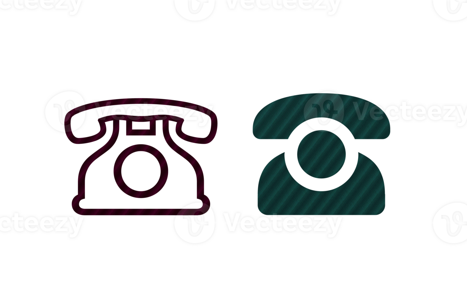 telephone icon symbol with texture background png