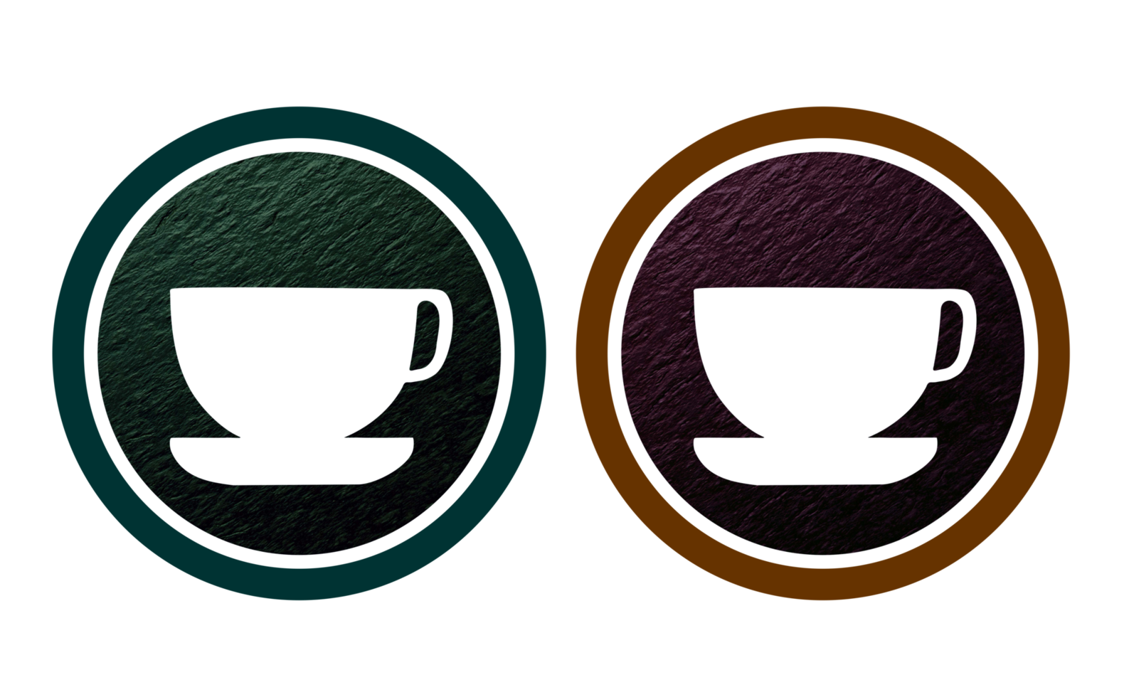 coffee cup icon symbol with texture 36109477 PNG