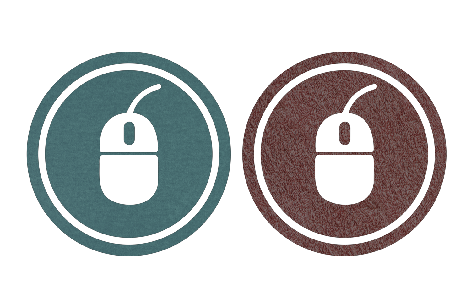 computer mouse icon symbol with texture png