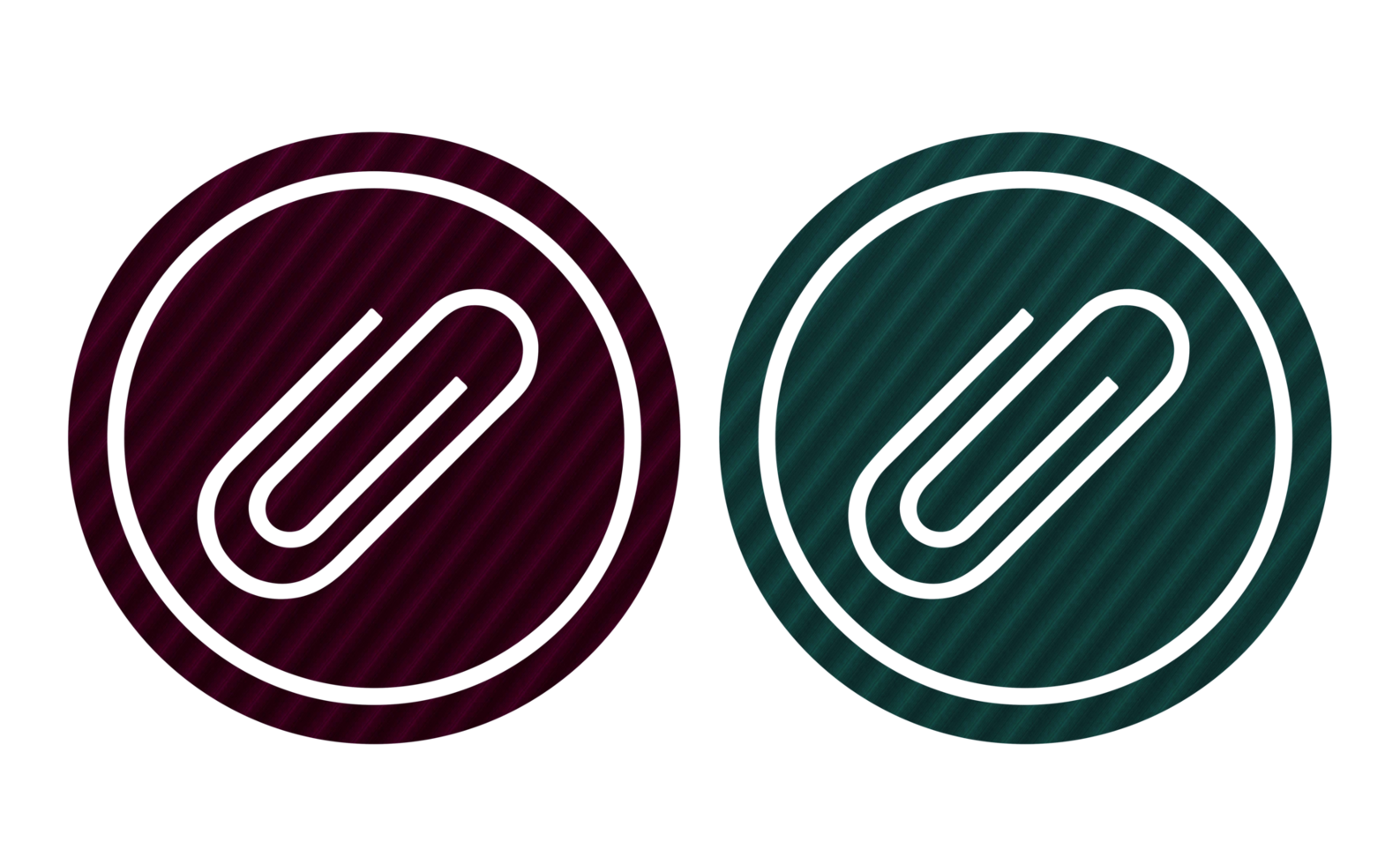 paper clips icon symbol with texture 36109483 PNG