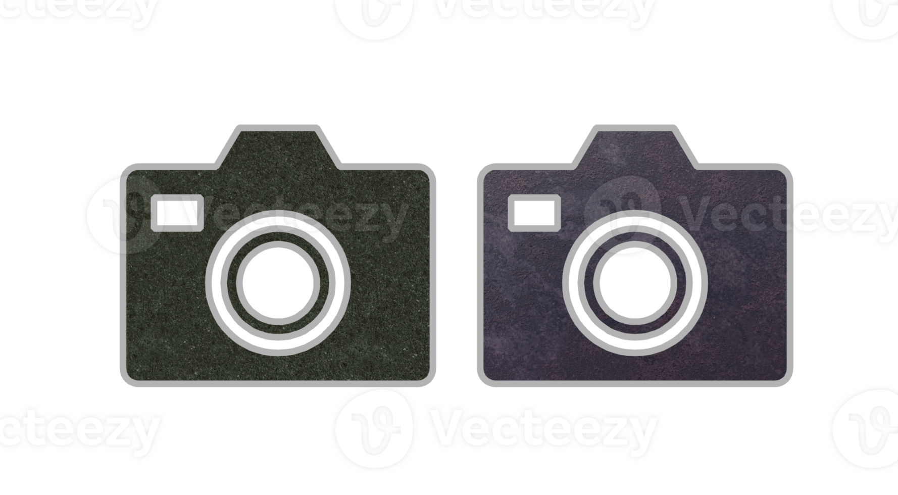 Camera lite blue and gray icon symbol with texture png