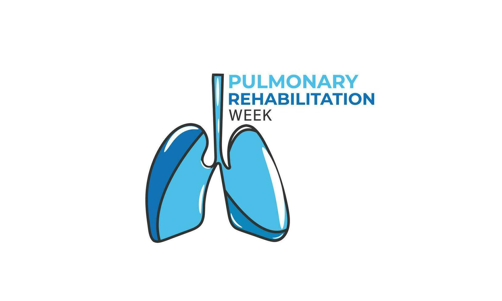 Pulmonary Rehabilitation Week. background, banner, card, poster
