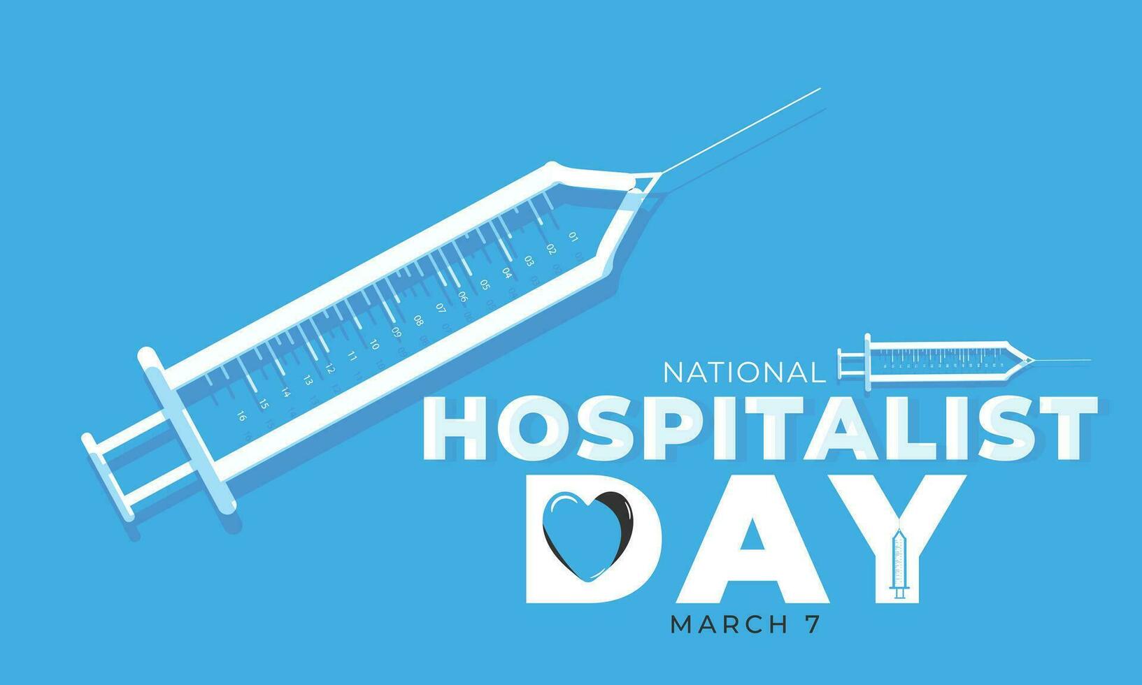 National Hospitalist Day. background, banner, card, poster, template. Vector illustration.