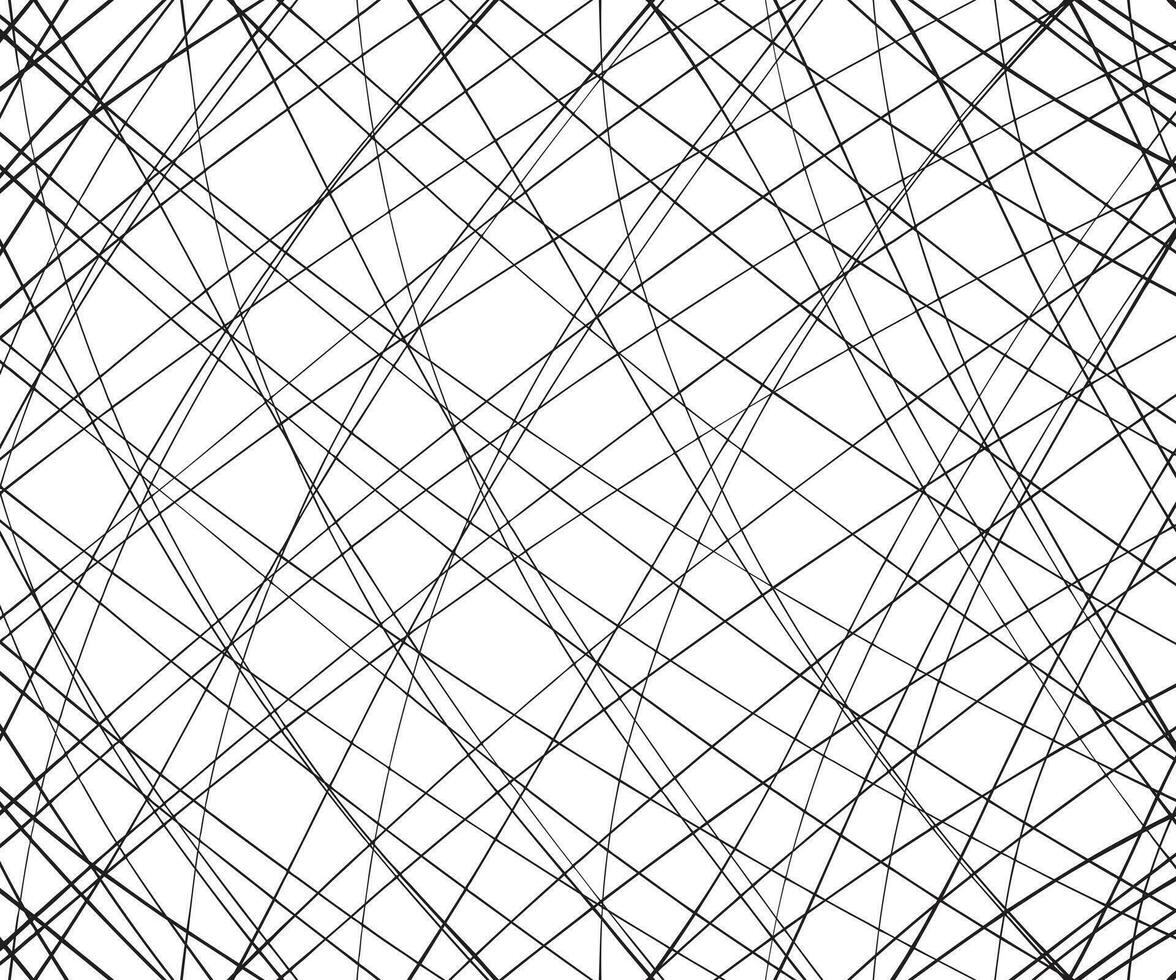 Hand drawn abstract pattern with hand drawn lines, strokes. Set of vector grunge brushes. wavy striped, Vector EPS 10 illustration