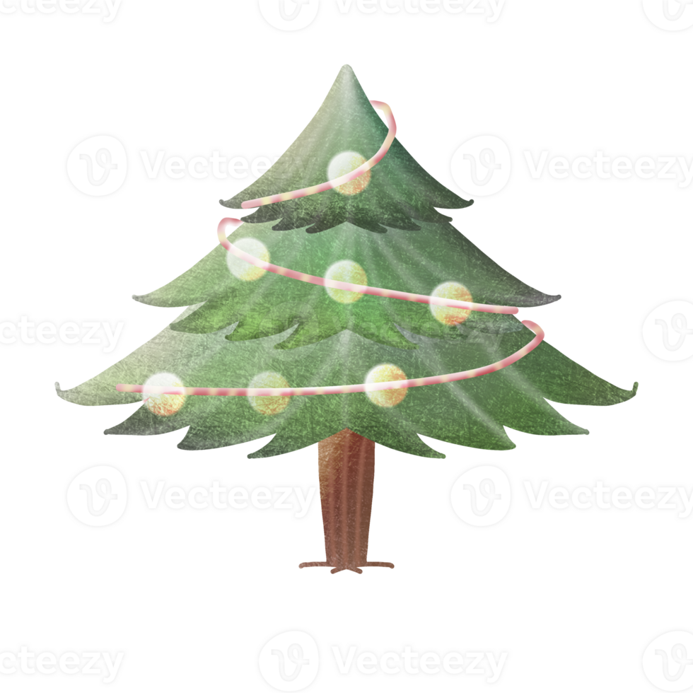 hands drawing Christmas tree png