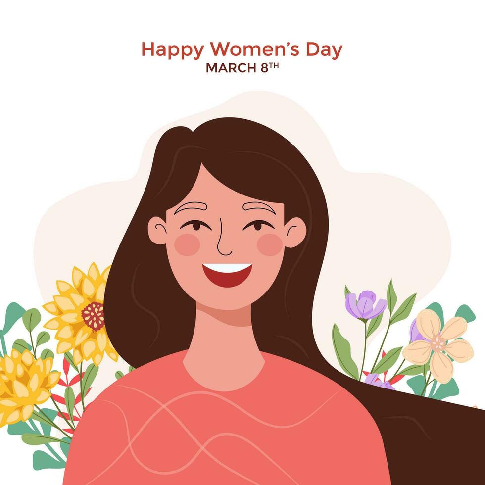 ilustración vectorial del día internacional de la mujer vector