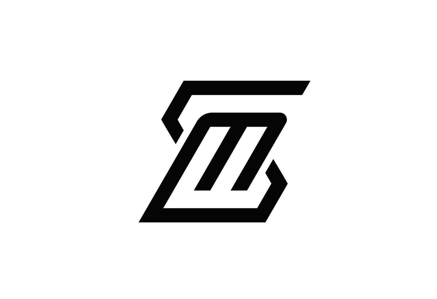 moderno sm logo vector