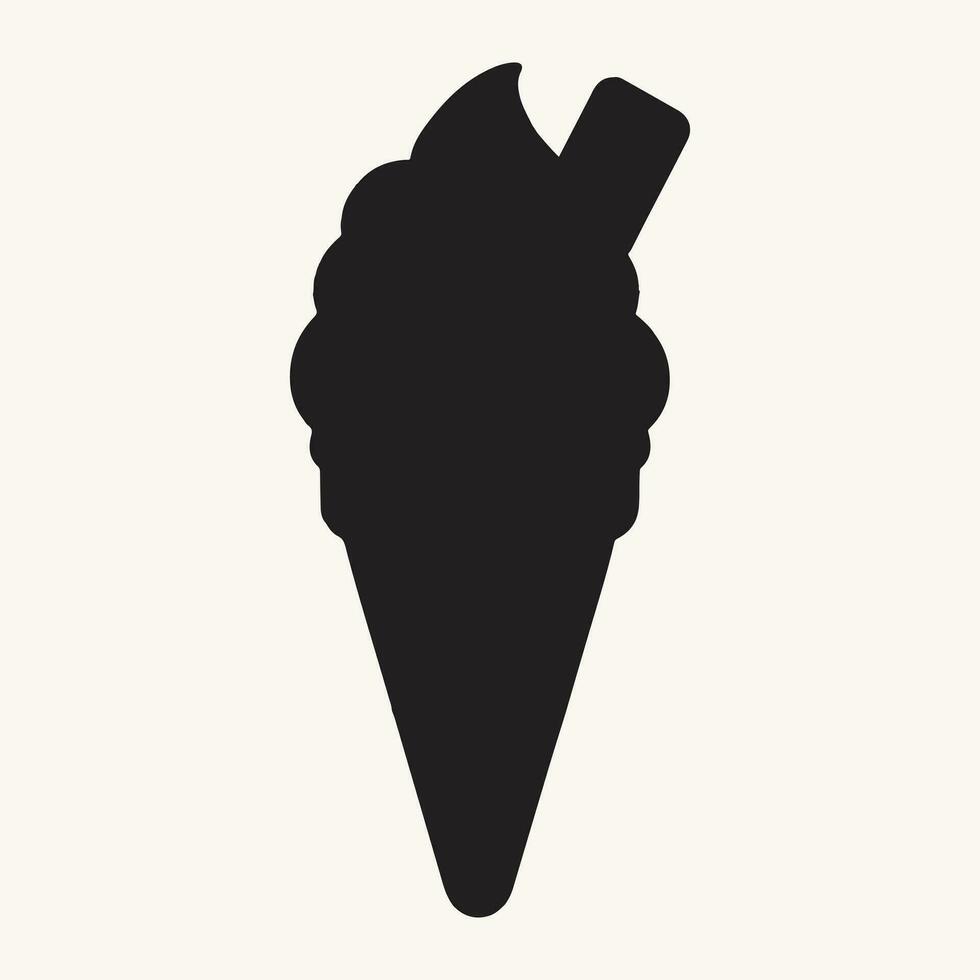 Ice cream vector set and line art