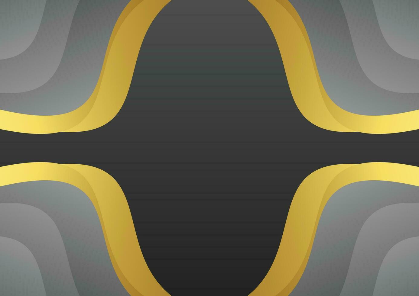 abstract gray wavy with luxury background banner vector
