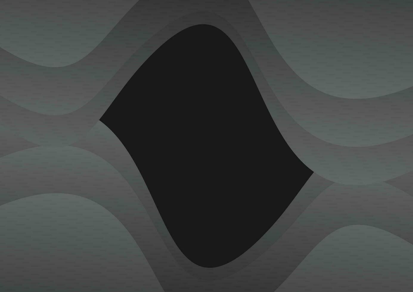 abstract gray wavy background banner vector