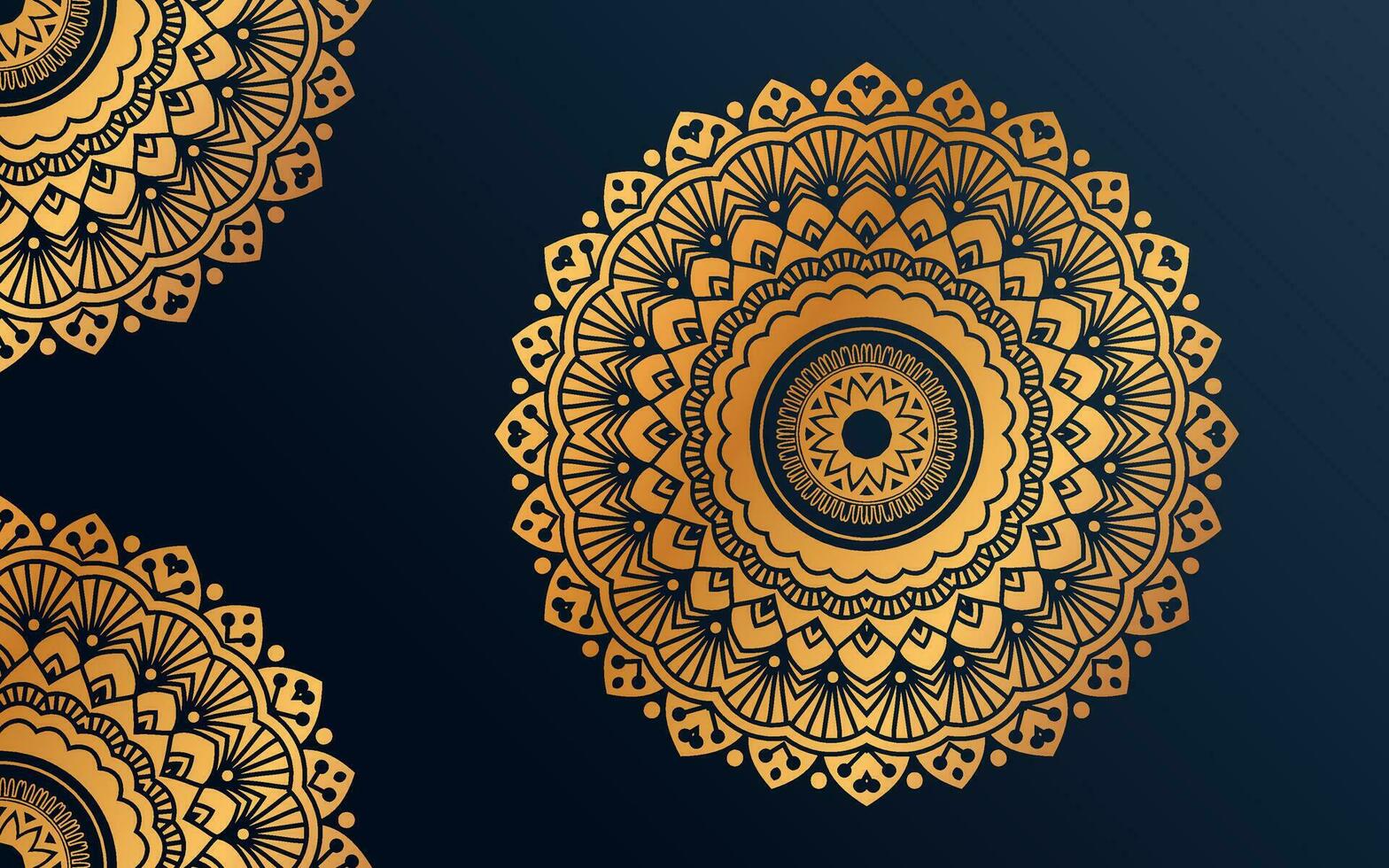 Luxury gold  mandala, Colorful Mandala for henna, mehndi, tattoo, Decorative ethnic ornamental elements, Oriental patterns, Arabic mandala design. vector
