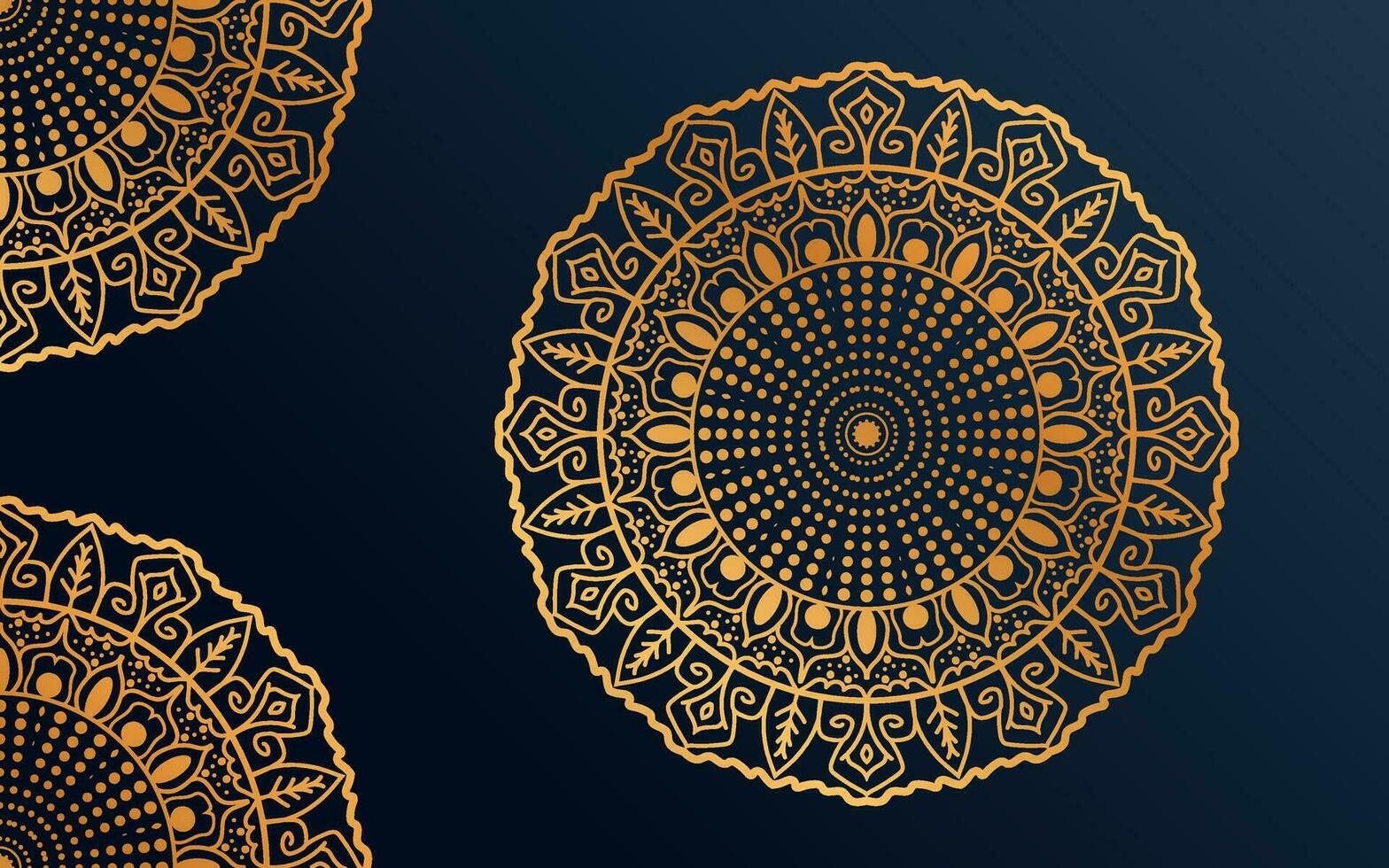 Luxury gold  mandala, Colorful Mandala for henna, mehndi, tattoo, Decorative ethnic ornamental elements, Oriental patterns, Arabic mandala design. vector