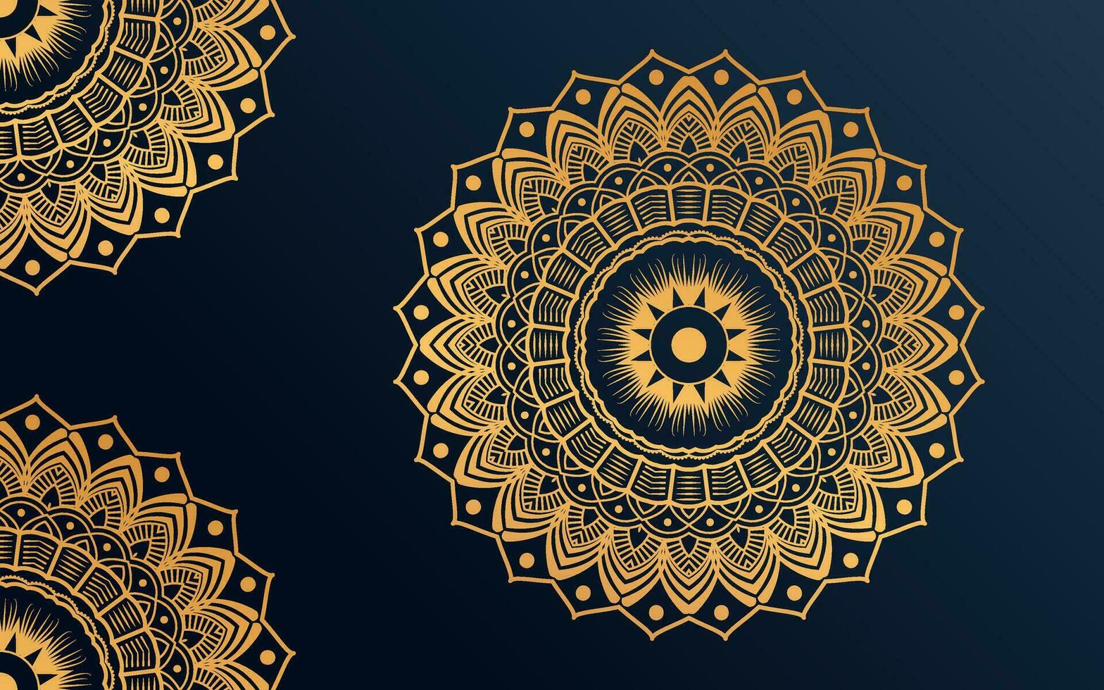 Luxury gold  mandala, Colorful Mandala for henna, mehndi, tattoo, Decorative ethnic ornamental elements, Oriental patterns, Arabic mandala design. vector