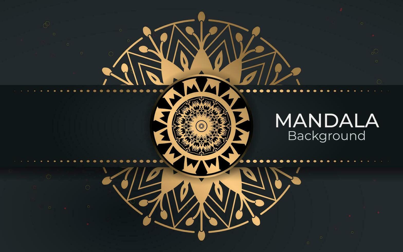 Luxury gold  mandala, Colorful Mandala for henna, mehndi, tattoo, Decorative ethnic ornamental elements, Oriental patterns, Arabic mandala design. vector