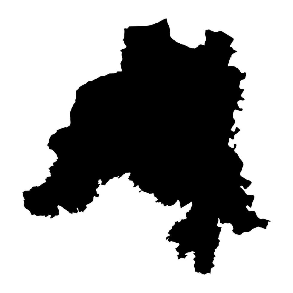 Clervaux canton map, administrative division of Luxembourg. Vector illustration.