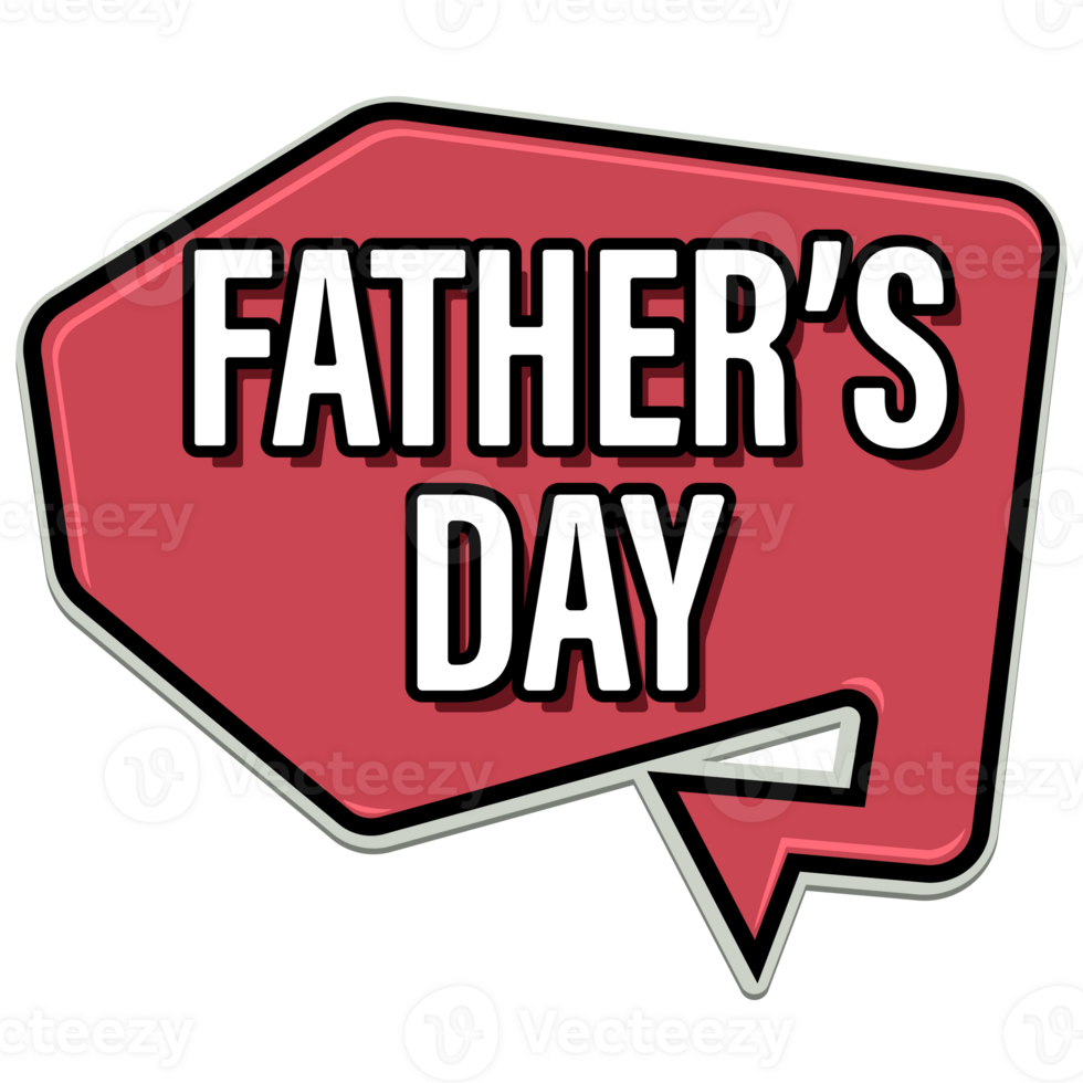 Father's day speech bubble colors png