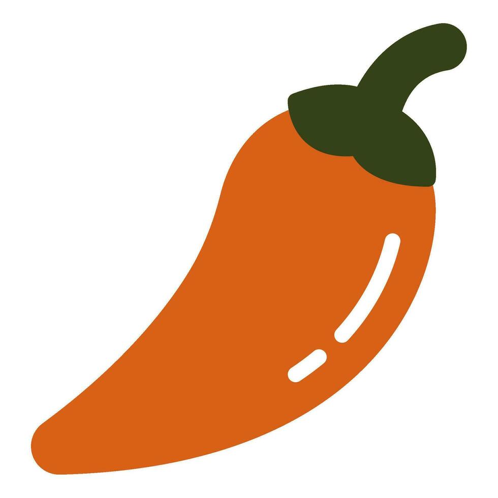 Pepper icon illustration for uiux, web, app, infographic, etc vector