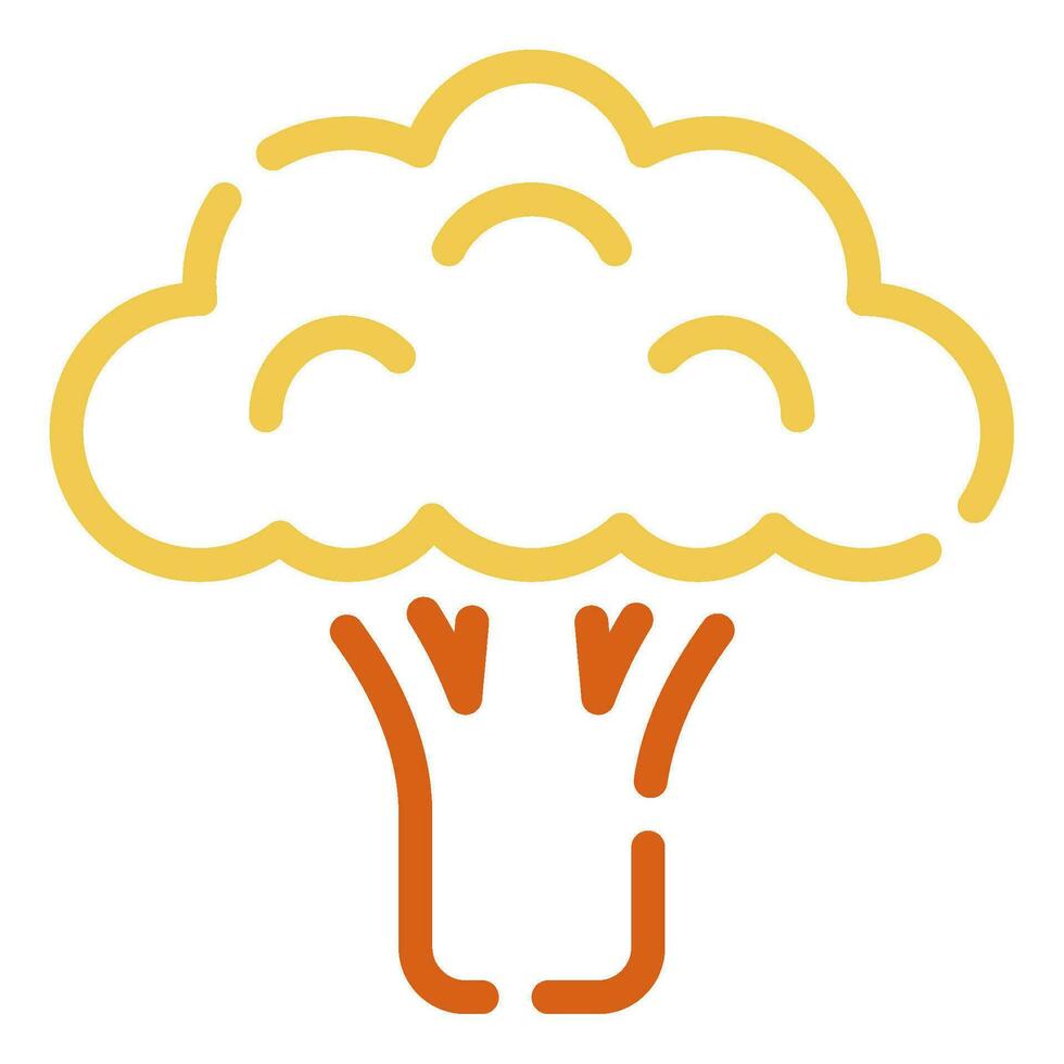 Broccoli icon illustration for uiux, web, app, infographic, etc vector