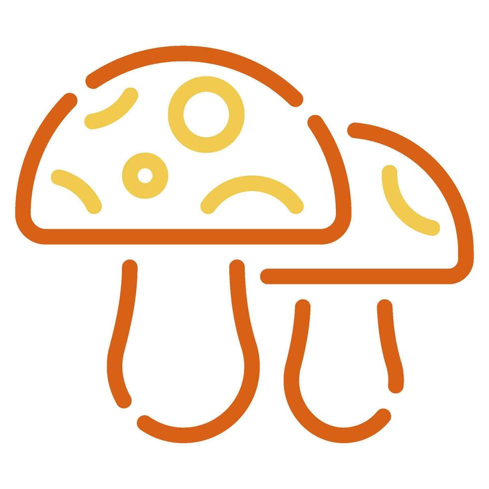 Mushroom icon illustration for uiux, web, app, infographic, etc vector