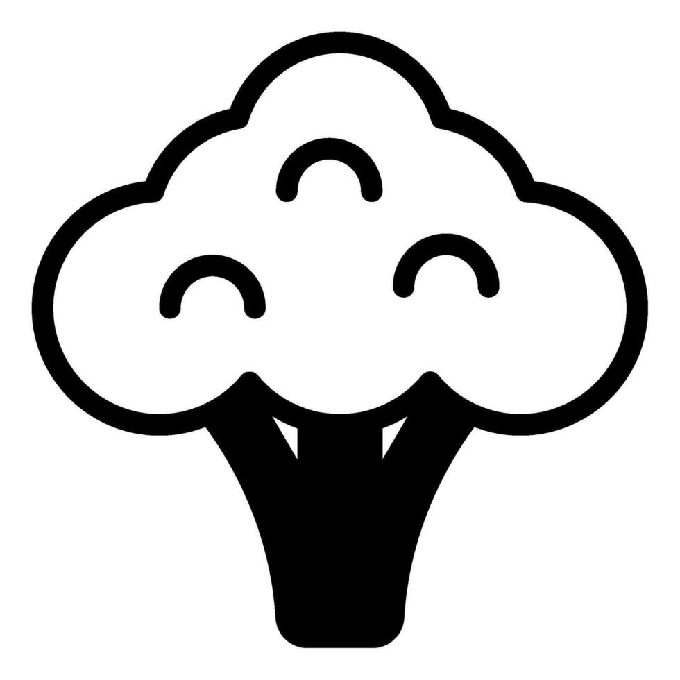Cauliflower icon illustration for uiux, web, app, infographic, etc vector