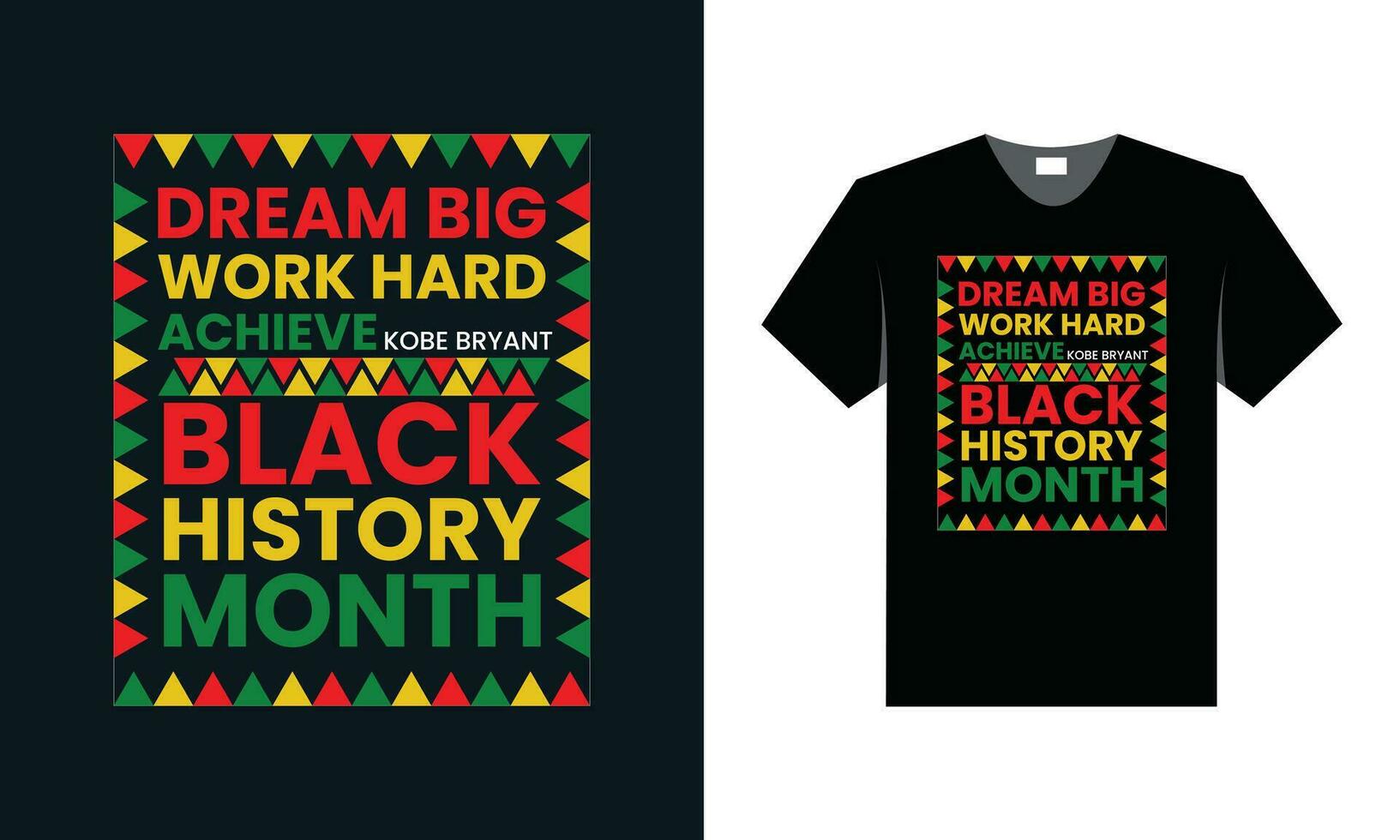 best t shirt design for black history month vector