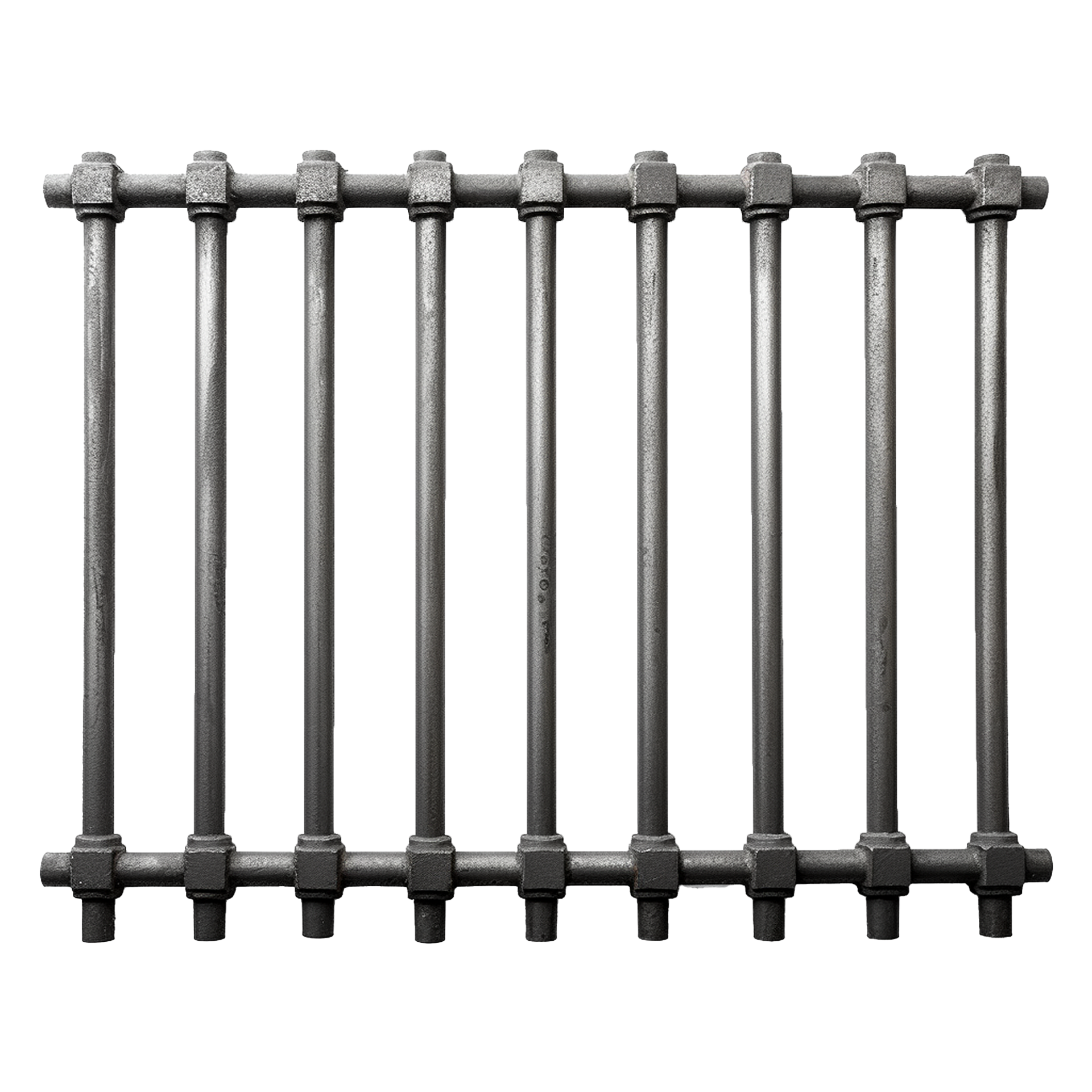 AI generated Prison iron bars isolated on transparent background