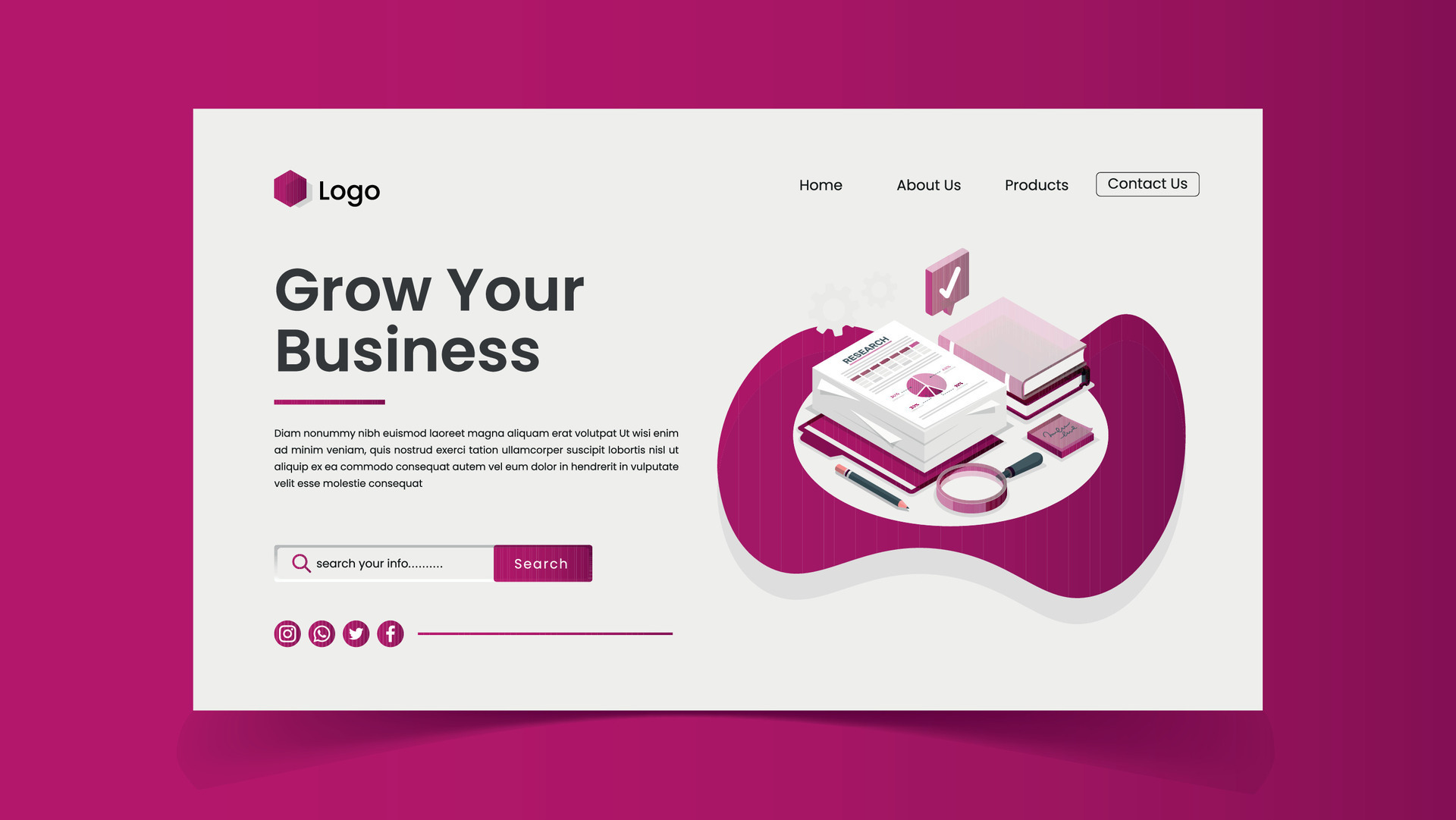 Grow Your Business Illustration Character Landing Page Web Home Page grow-your-business-illustration-character-landing-page-web-home-page