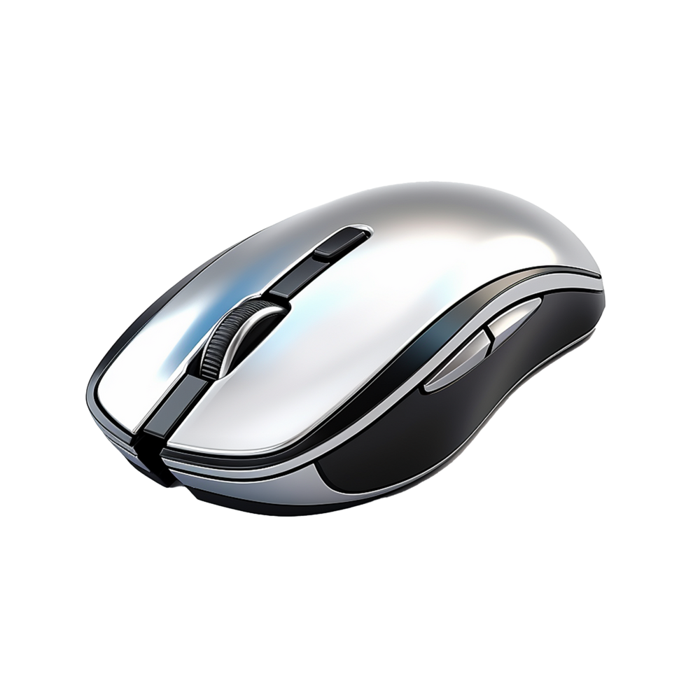AI generated Computer mouse png isolated on transparent background