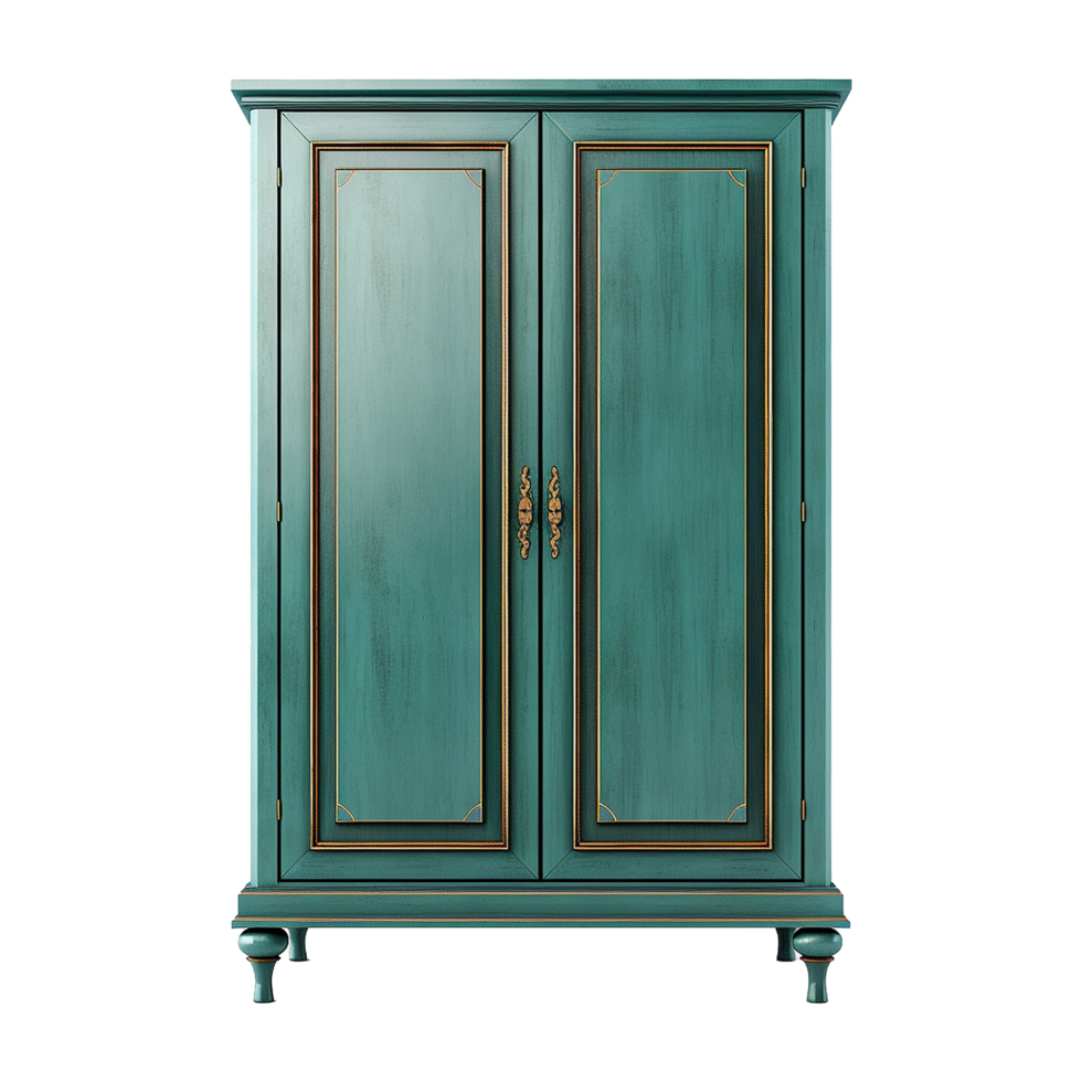 AI generated Wardrobe cabinet isolated on transparent background png