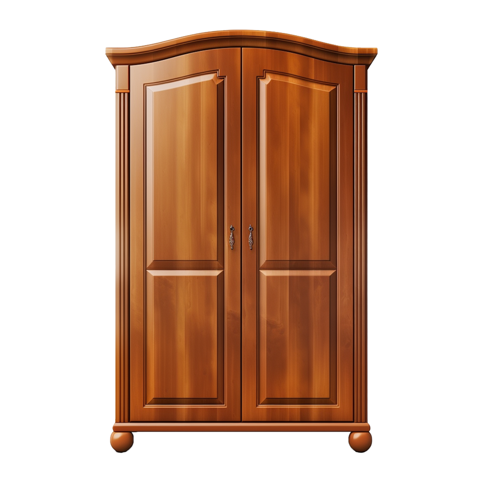 AI generated Wardrobe cabinet isolated on transparent background png