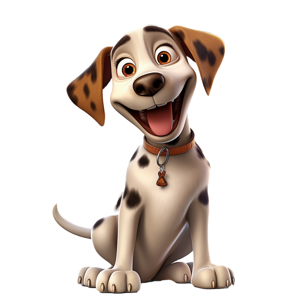 AI generated Dog png isolated on transparent background