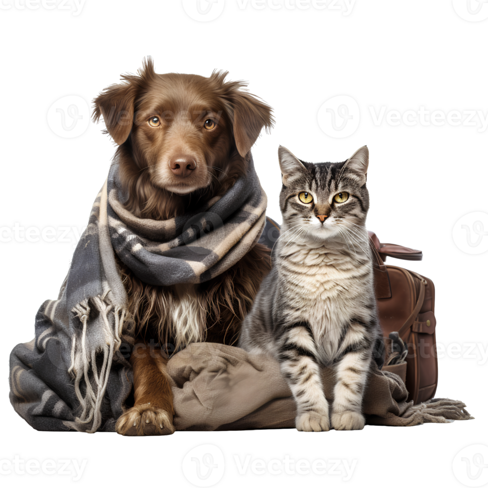 AI generated Cute and happy dog on transparent background PNG, easy to use. png