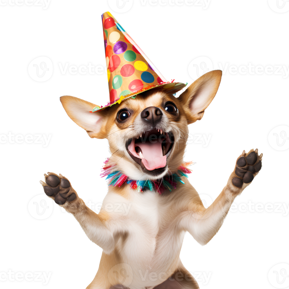 AI generated Cute and happy dog on transparent background PNG, easy to use. png