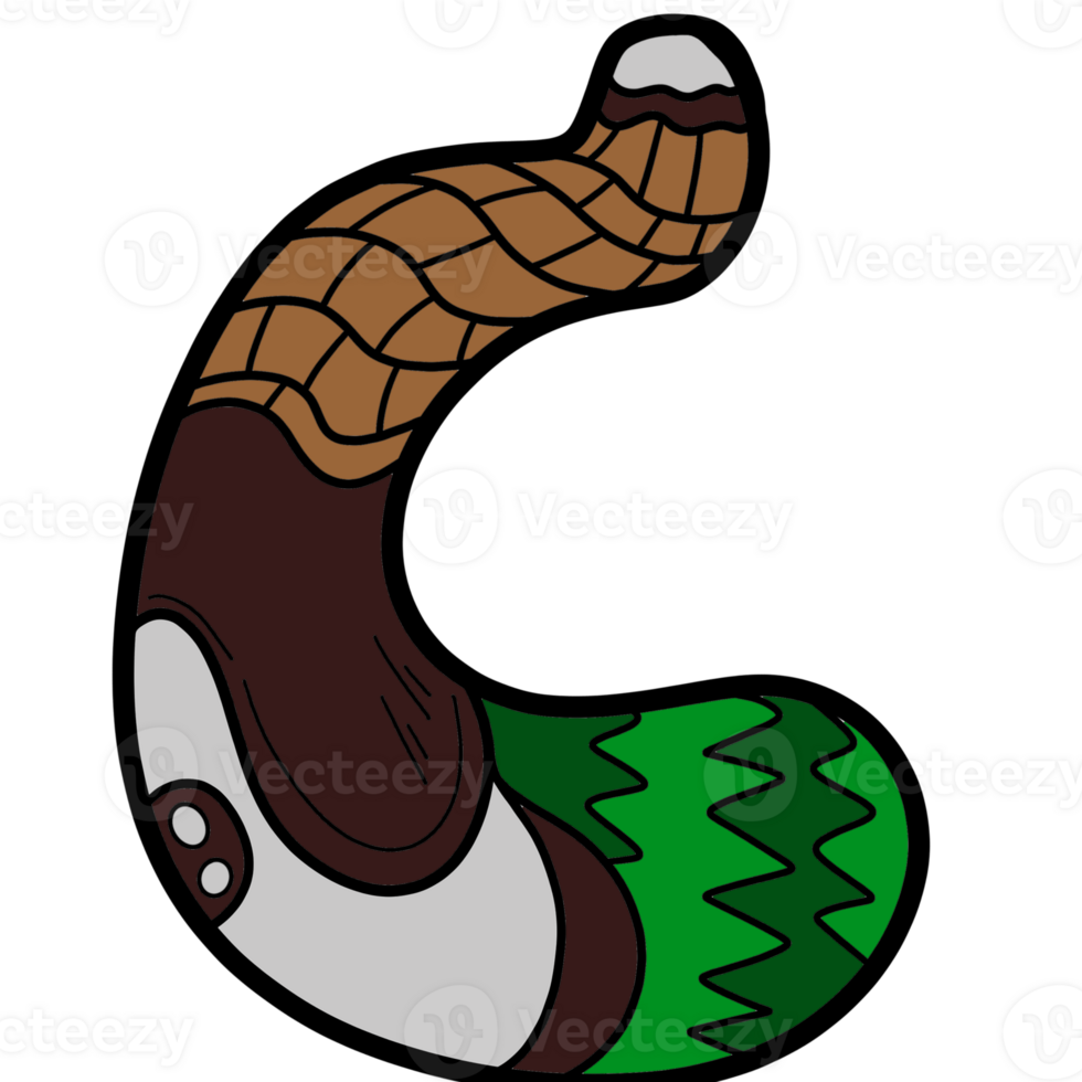 Christmas winter alphabet png