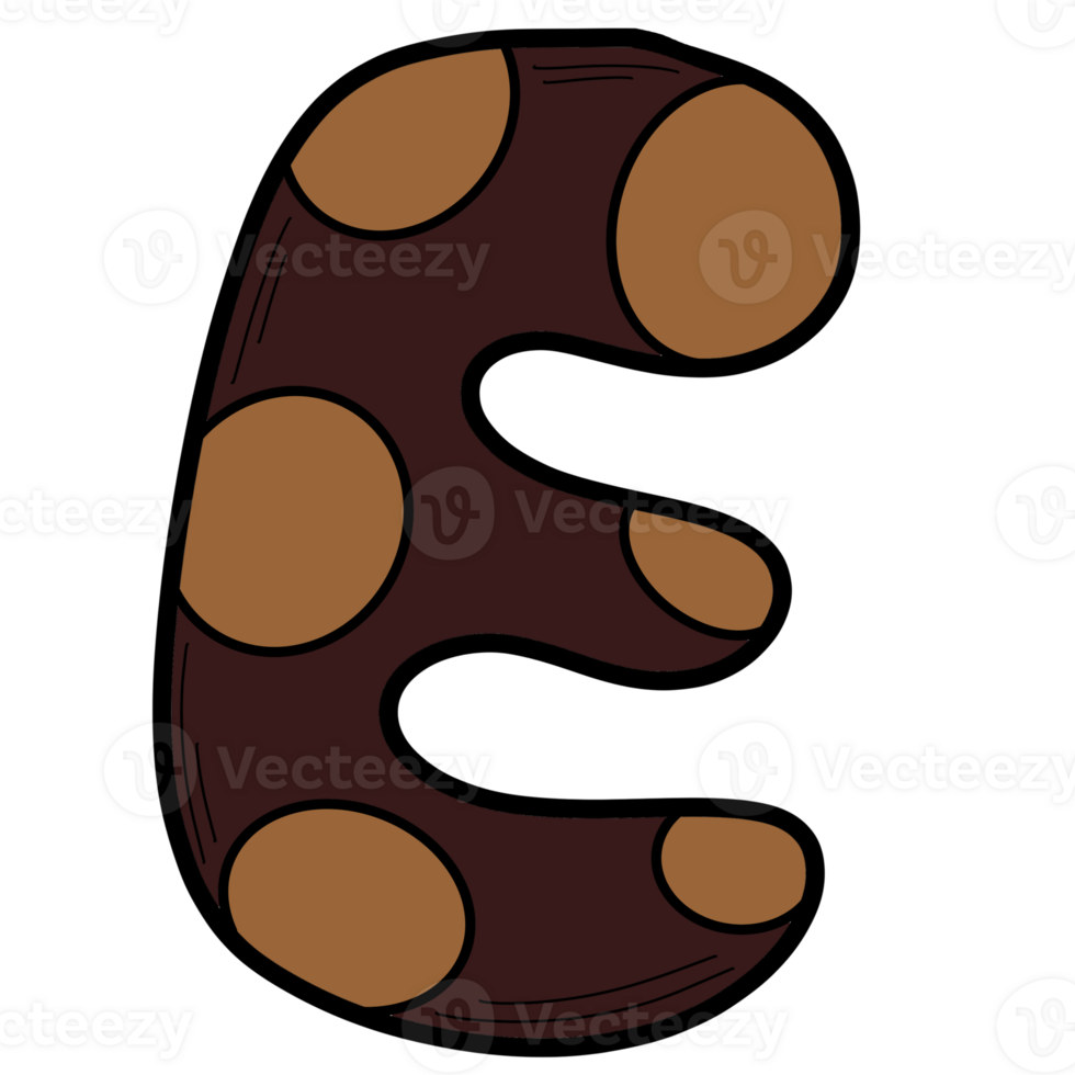 Christmas winter alphabet png