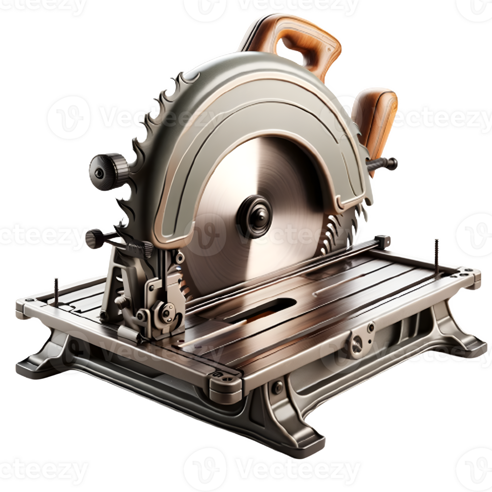 AI generated Isolated Scroll Saw hard ware tool on a transparent background, PNG File Format