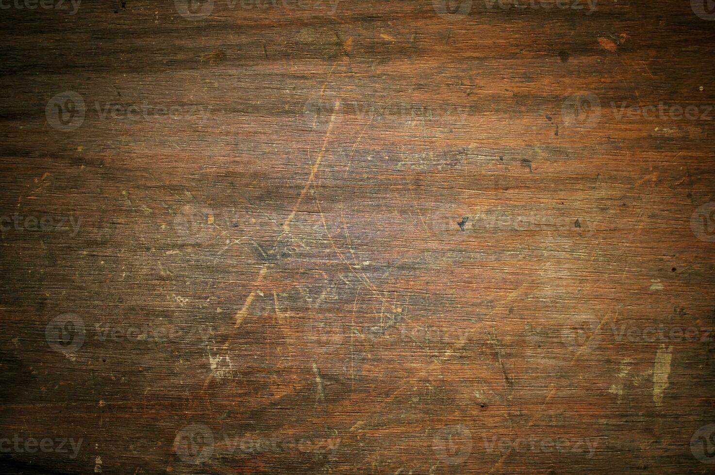 Scratched and Worn Aged Wood Background photo