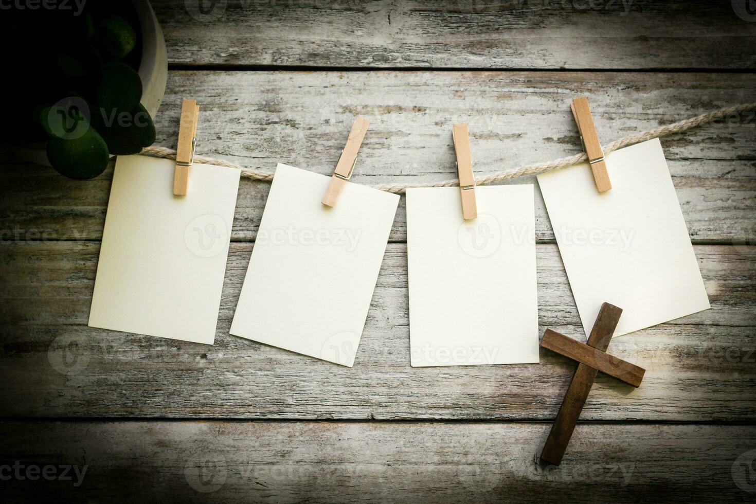 Christian Cross and Copyspace for a Message Background photo