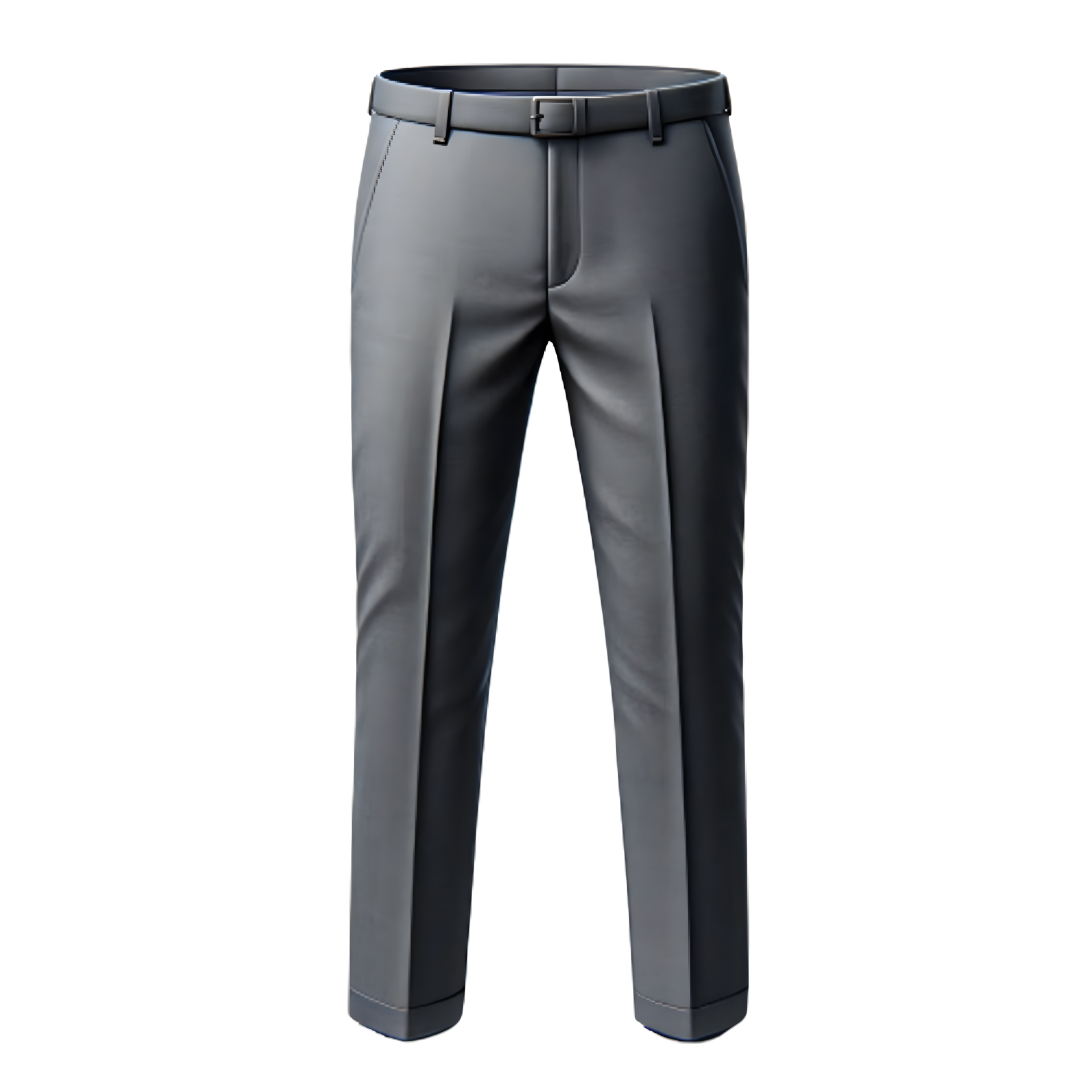 AI generated Isolated pair of trousers fashion piece of clothing on a transparent background