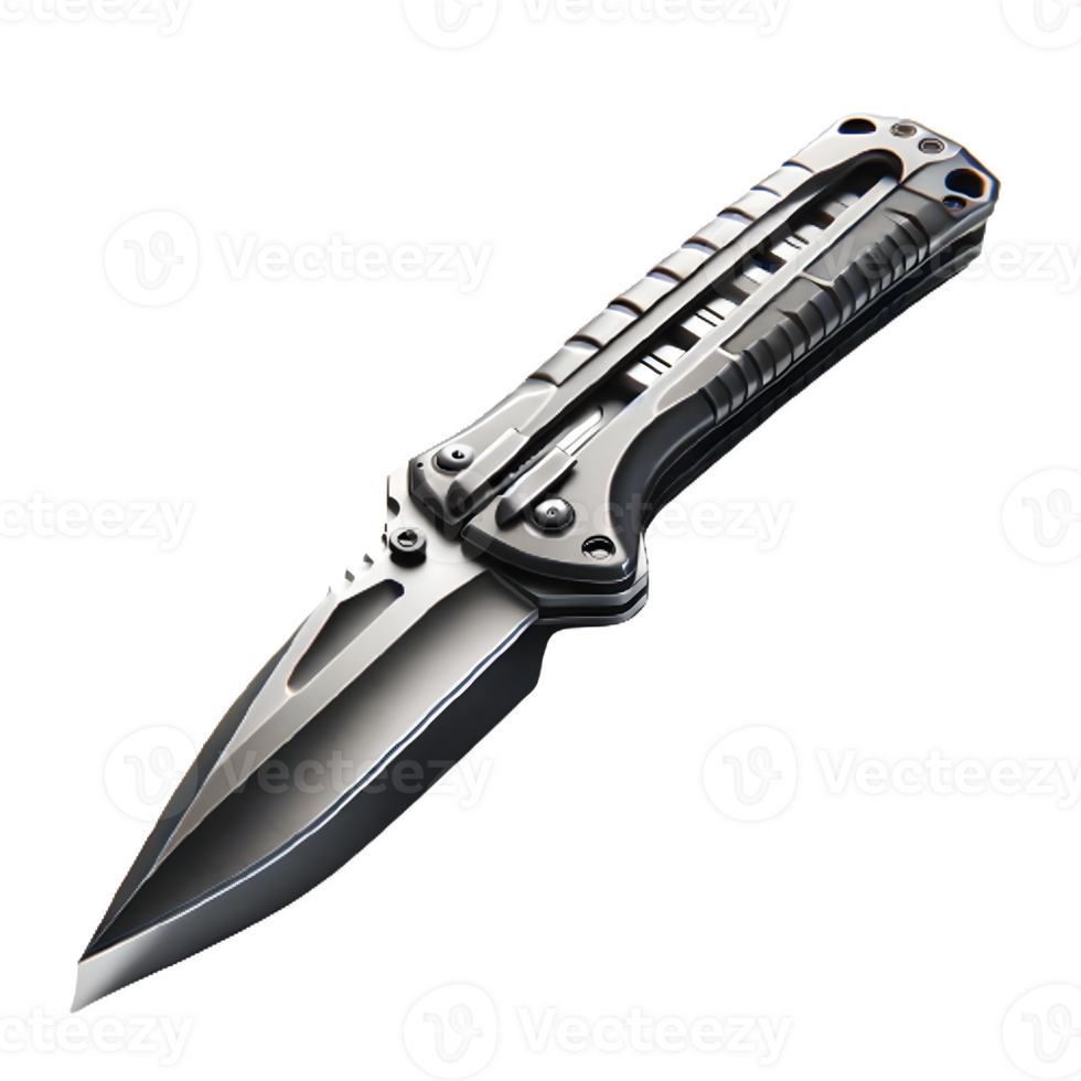 AI generated Isolated Utility Knife hard ware tool on a transparent background, PNG File Format
