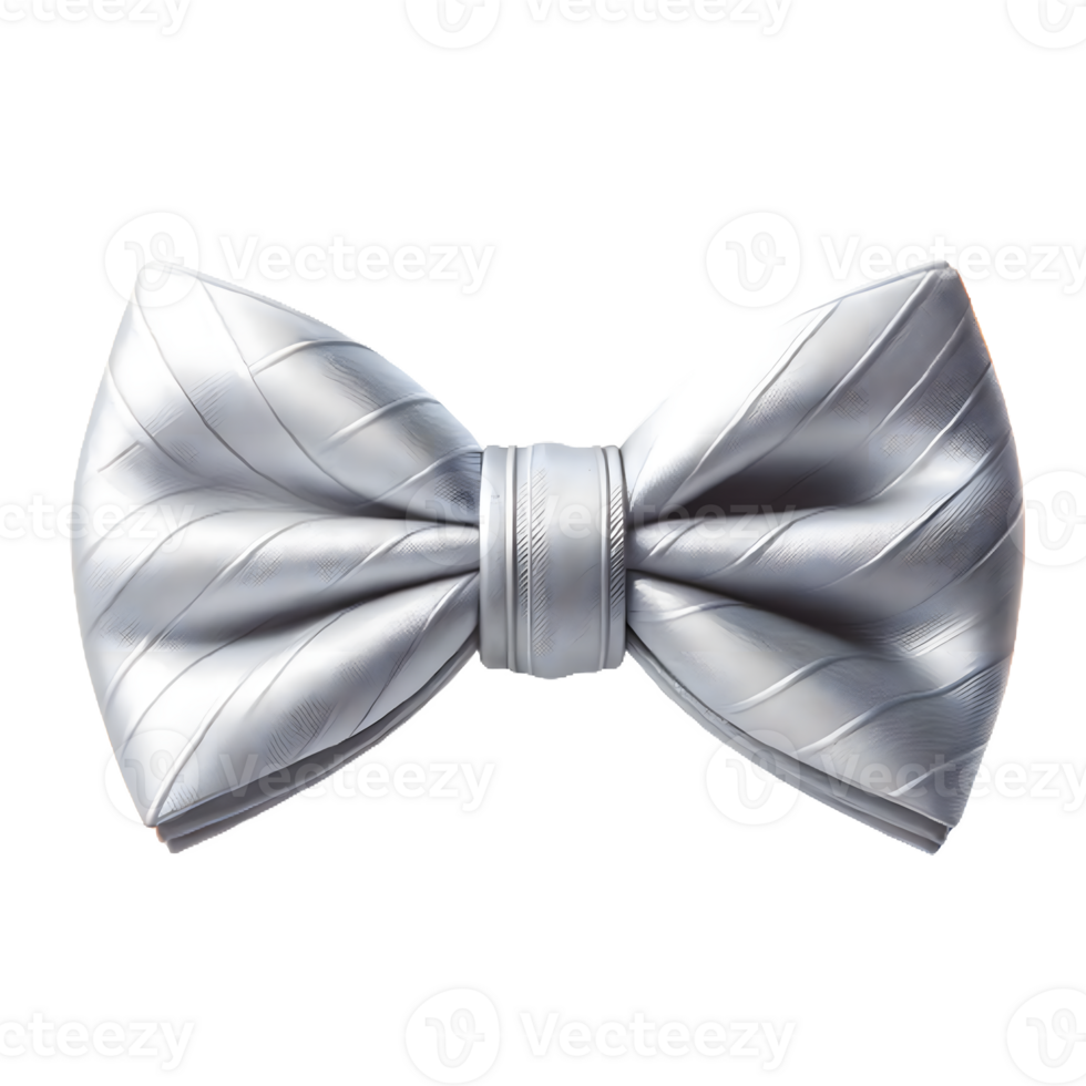 AI generated Isolated Bow tie fashion piece of clothing on a transparent background, PNG File Format