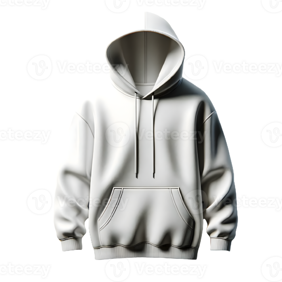 AI generated Isolated hoodie clothing item on a transparent background, PNG File Format