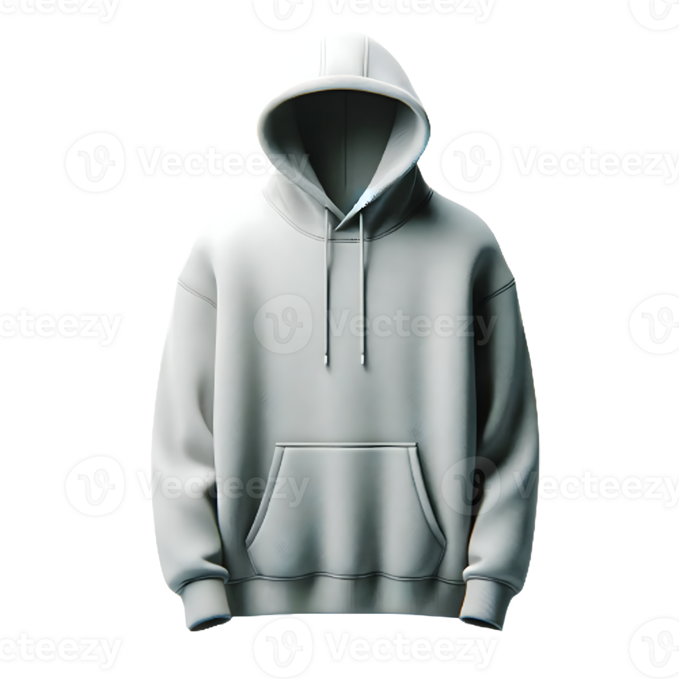 AI generated Isolated hoodie fashion piece of clothing on a transparent background, PNG File Format