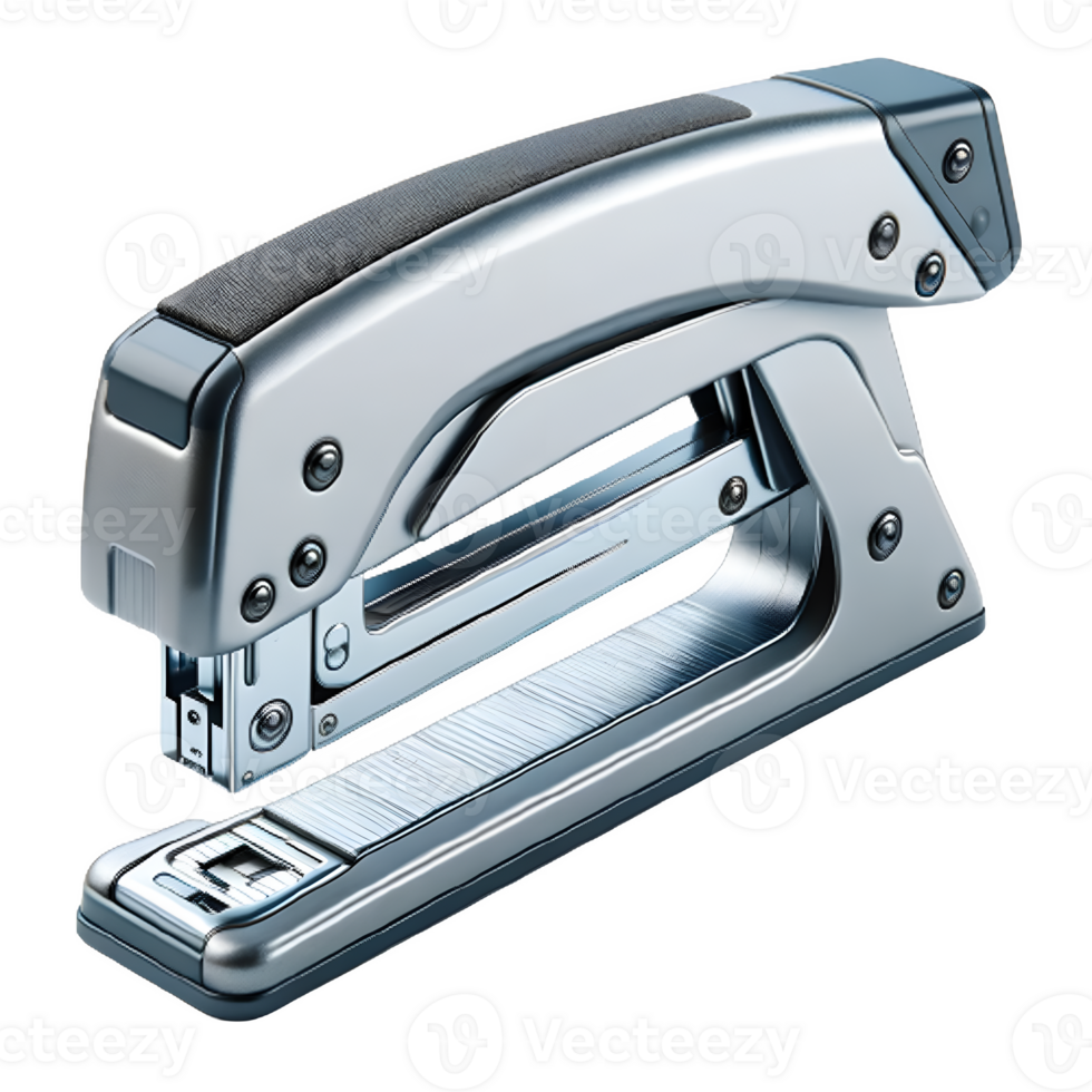 AI generated Isolated Staple Gun hard ware tool on a transparent background, PNG File Format