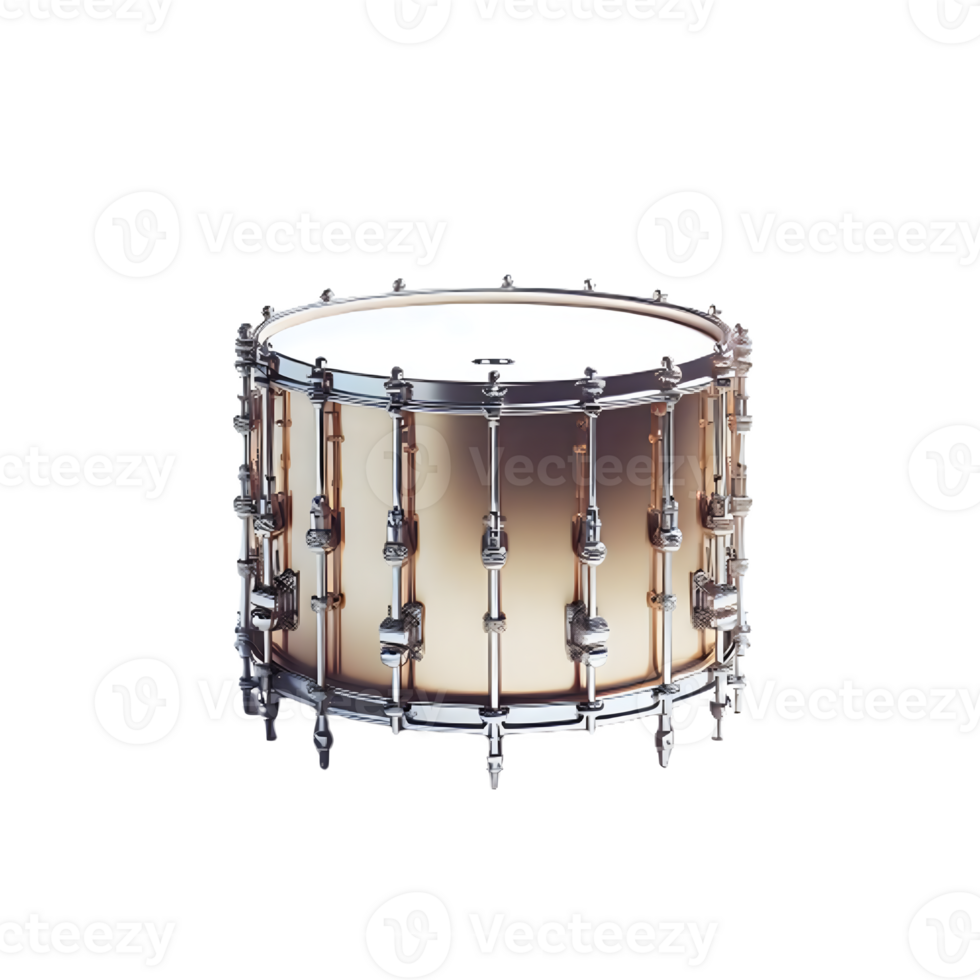 AI generated An isolated timpani musical instrument cutout object on