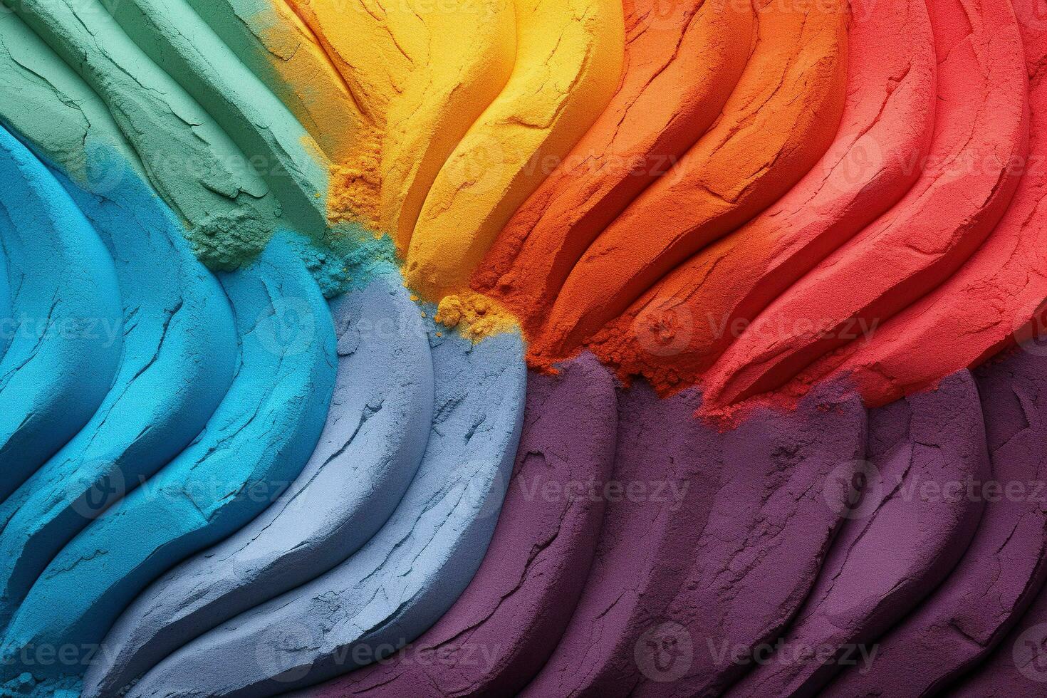 AI generated Background with texture of multi-colored sand. Generated by artificial intelligence photo