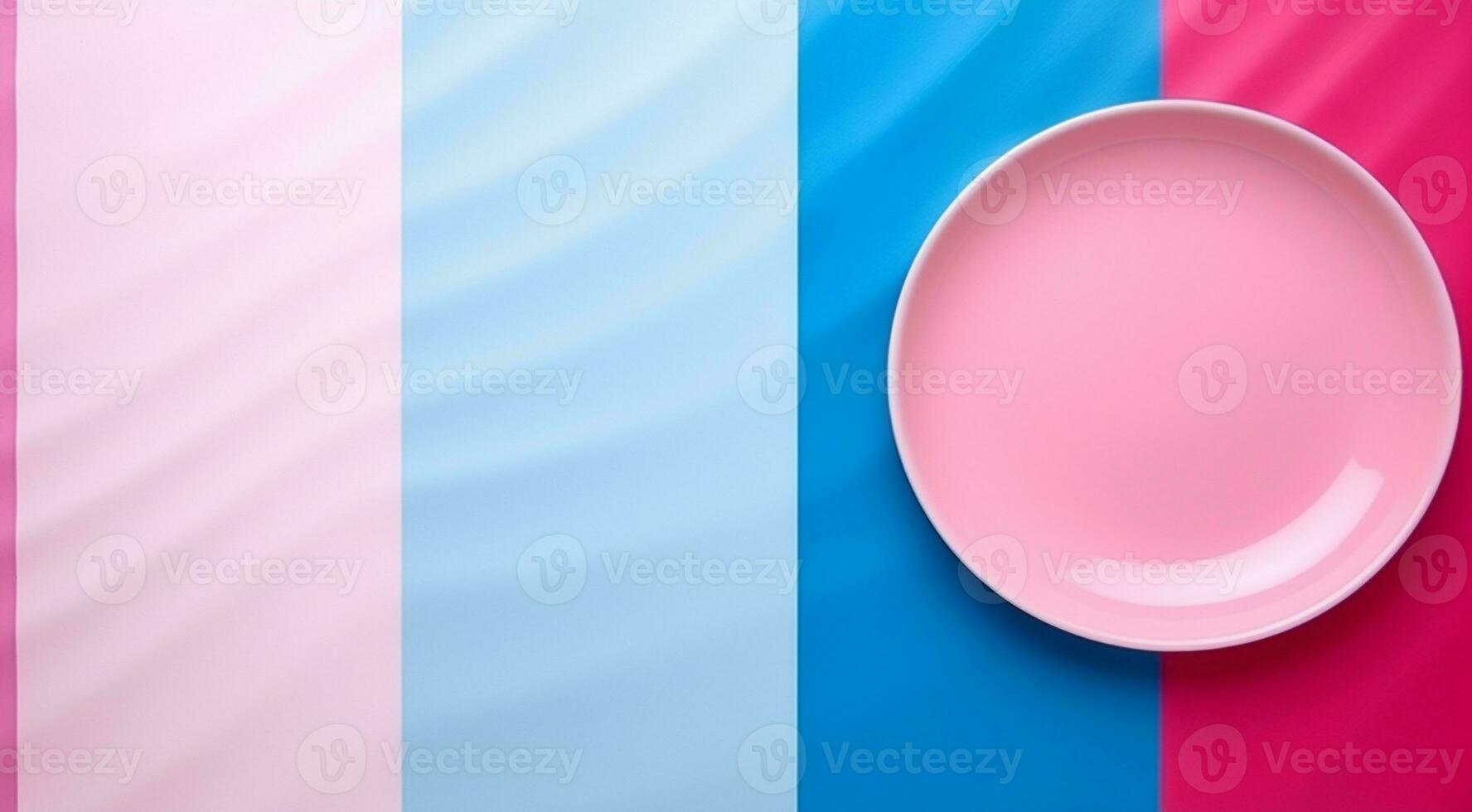 AI generated abstract colorful blue and pink background, blue and pink background for gender party, gender party design background, pink and blue wallpaper photo